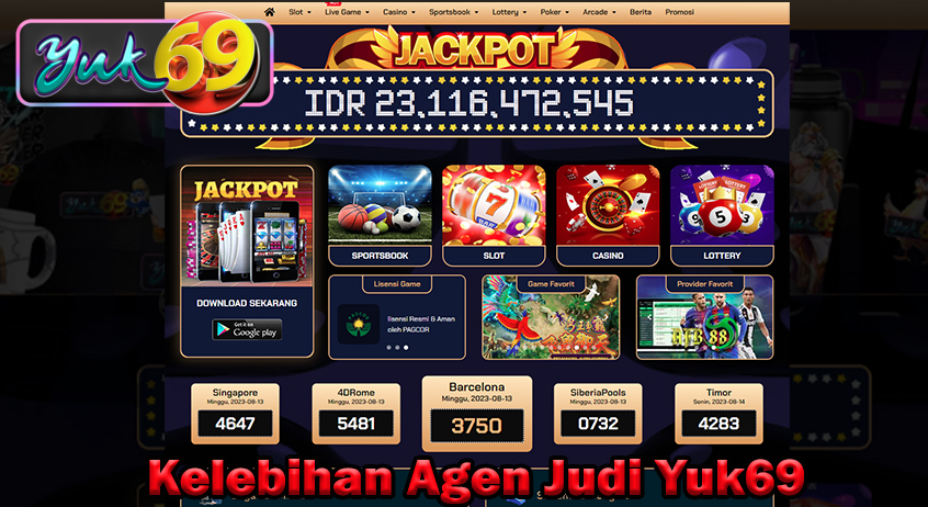 Kelebihan Agen Judi Yuk69